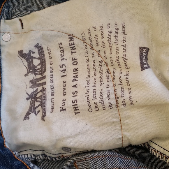 Levi's 569 men's denim shorts size 36 - Picture 4 of 4